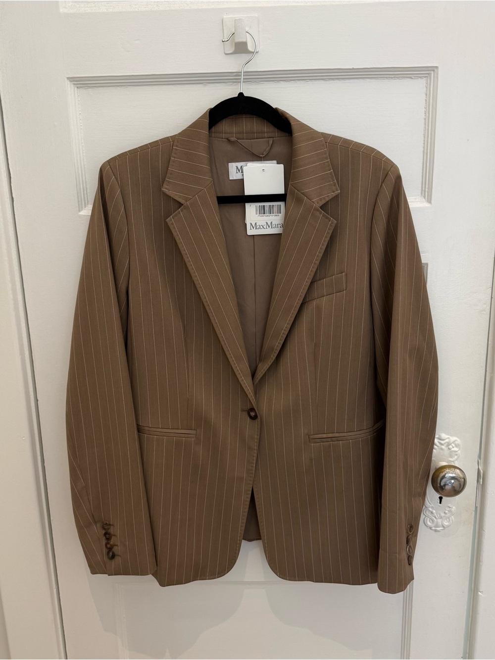 Beautiful MaxMara Brown Pinstripe Blazer